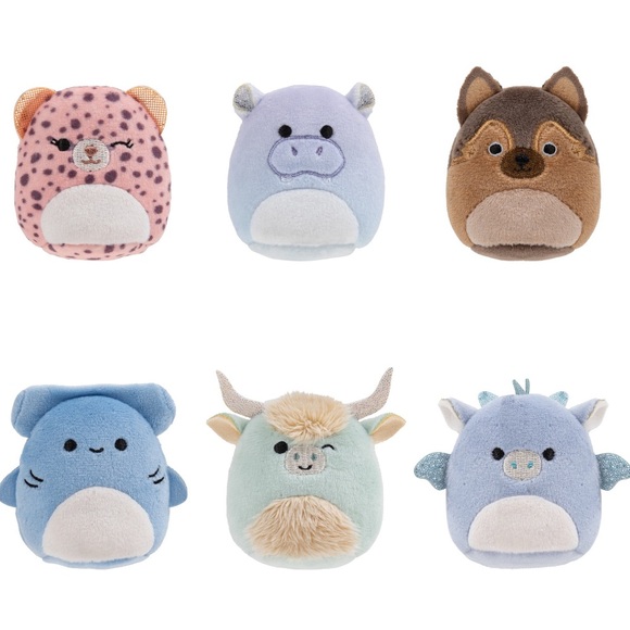 NWT Squishville Child's 2 inch Squishmallows 6 Pack Varsity Squad Toy - Picture 5 of 5